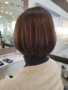 スタイル 成城学園前(STYLE) 耳かけショートボブ　絶壁解消ヘア　クビレショート