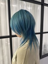 ヴァイス 新宿店(VAICE)&nbsp;水色ウルフカット