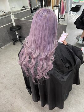 エフカード(F-card) ラベンダーアッシュ羽エクステ100