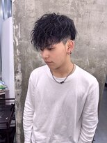 メンズサロン キング 高槻店(Men’s salon K!ng) 縮毛矯正髪質改善ハイライトレイヤーカット高槻美容室エクステ