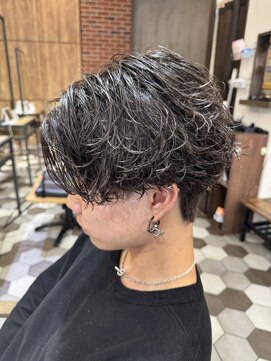 シェノン オム 梅田(CHAINON HOMME) MEN'S HAIR/束間ショート/コンマヘア/ツーブロックマッシュ