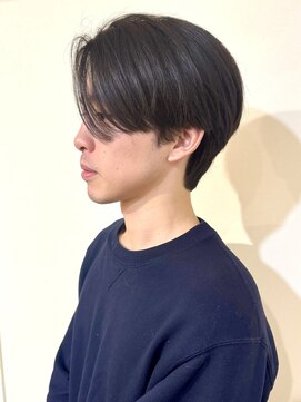 クレビアテン(CreBiA ten_) 韓国メンズヘア　センターパート　ニュアンススタイル