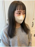 オン眉ミディアム/透明感カラー/オリーブベージュ