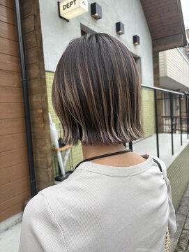 デプト 武蔵浦和(DEPT) ボブ×ハイライトカラー