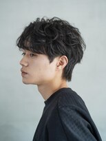 フィフス 栄(fifth)&nbsp;ニュアンスパーマセンターパートコンマヘアツーブロック