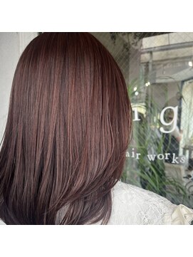 ジジ ヘアワークス(gigi hair works) つやつやpink brown