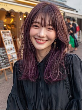 ヒマル 学芸大学(Himaru) レイヤーロブ/デザインカラー/フェイスフレーミング/学芸大学