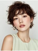 ショートカット/暗めカラー/マッシュショート/学芸大学