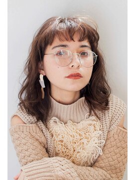 organic+tricot 所沢 ボブ/カラー/ハイライト/白髪ぼかし【1月7日NEWOPEN(予定)】 20代30代◎冬カラー◎シアーブラウン×ゆるふわ外国人風ロブ