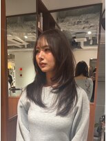 オーパスバイアンブルリュクス 池袋(Opus by ambleluxe)&nbsp;レイヤーカット/ココアグレージュ/チョコレートブラウン