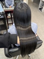 バンクスヘアー(BANK'S HAIR)&nbsp;池袋　ツヤ髪スタイル　暗髪　髪質改善　ケラチントリートメント
