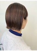 ぱつっとボブ