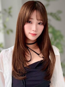 アグ ヘアー ココ 大分中津店(Agu hair coco) 《Agu hair》レイヤーカット×ミルクティーブラウン