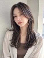 シエル 大名店(CIEL)&nbsp;大人韓国風ロングレイヤー×グレージュ