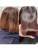 【ゴワつき改善】内巻きに納まるストレートボブ