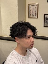 スカイマスターバーバー 渋谷(SKY MASTER BARBER)&nbsp;シャドウスパイラルパーマ[渋谷/理容室/メンズ/シャドウパーマ]