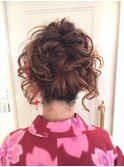 夏！！浴衣に映えるおだんごヘアアレンジ☆