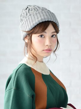 アース 東神奈川店(HAIR & MAKE EARTH) ニット帽アレンジ【EARTH東神奈川店】