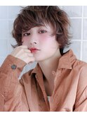 大人可愛いマッシュショート