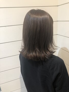 ネオリーブ アンド 渋谷店(Neolive &) 【Neolive & 渋谷店】透明感のある地毛風グレージュカラー