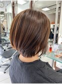 大人の女性にぴったり 小顔ショートボブ 30代、40代