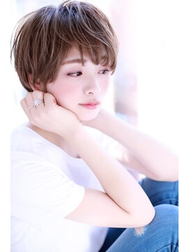 シーラス バイクラウドゼロ(Cirrus by Cloud zero) アッシュ小顔ラフショートスタイル【Cirrus by Cloud zero】