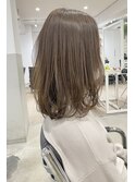 ◆◇シークレットレイヤー ベージュカラー内巻きスタイル◇◆