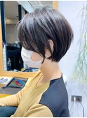 【30代40代】横顔美人な絶壁解消ショートパーマ「永田カズヤ」