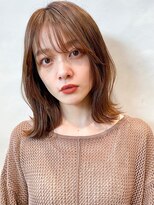 ガーデントウキョウ(GARDEN Tokyo)&nbsp;【GARDEN荒井夏海】大人可愛い外ハネミディアム×ココアベージュ