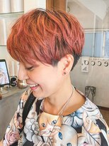 ネッコ(necco)&nbsp;マッシュヘア×大人ショート×ピンクヘア