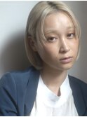 【emu井上信洋】耳かけ+ぱつっとセンターパートボブ【エミュ】