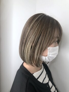 ルチェア ヘア(Lucea Hair) ハイトーンハイライトボブ