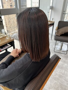 テラスヘア センダイ(TERRACE hair SENDAI) 艶髪ミディ【髪質改善縮毛矯正