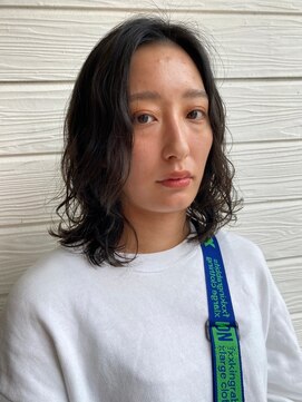 イーストハムネオ(EAST HAM NEO) センターパート×ニュアンスパーマ