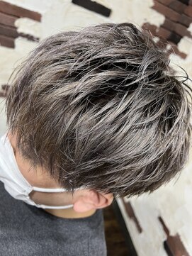 ヘアー クリエイト カルバリ(HAIR CREATE Calbari) シルバーアッシュグレーカラー