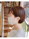 リップラインミニボブ×オン眉 【ニシヤマ ミホ】