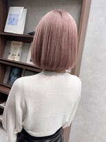 デイジー(Daisy) 天神 大名 ハイトーンボブ ピンクベージュ