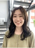 大人可愛い艶カラーカーキベージュブラウン