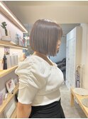 ぱつっとボブ/髪質改善カラー
