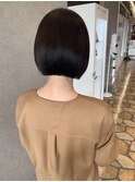 【髪質改善】自然なストレート/グレージュカラー