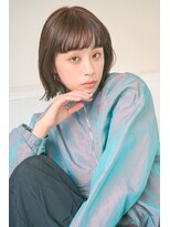 ボブ×ワイドバング