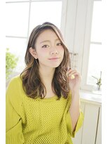 ラクシア(LUXIA)&nbsp;ミックスカールのルーズヘアースタイル