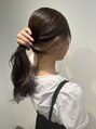 ラフィス ヘアーコロナ 河原町店(La fith hair corona) ちらっと見えるイヤリングカラー人気です^^