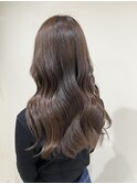 ロングスタイル アッシュベージュ