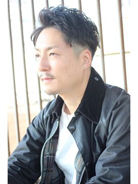 エイル(AILE) スパイキーショート/アッシュブラック/マッシュパーマ/ウルフ