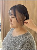 インナー×ベージュ
