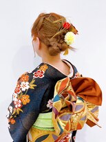 ジラ ヘアアンドメイク(girra HAIR&MAKE) 成人式ヘアセット着付け