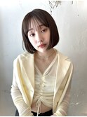 さらっとスタイル決まる透明感ボブ