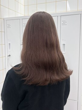 ガーランド(Girland) 【girland】ピンクベージュ　韓国風/レイヤーカット