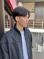 アイズ 海老名(AIZU) センターパート ニュアンスパーマ カルマ 毛流れ